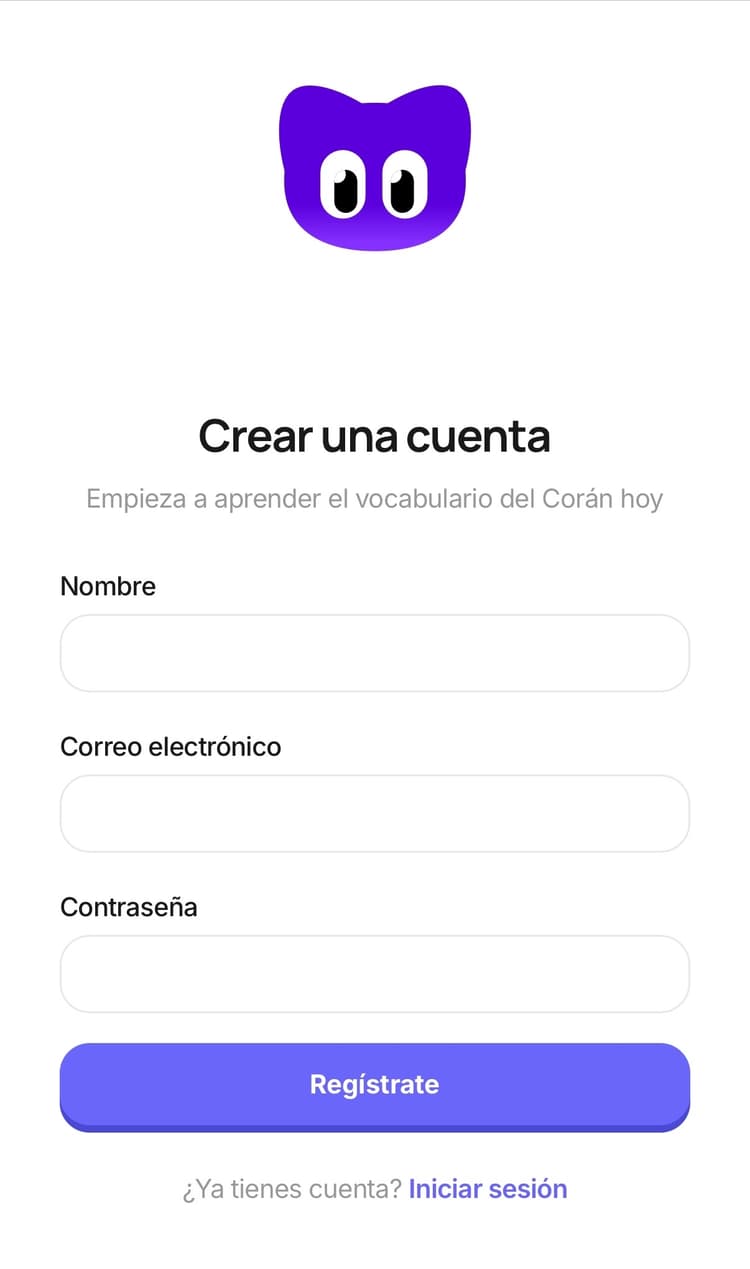 2. Creación de cuenta